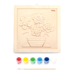 Товари для малювання - Набір для творчості Viga Toys Власними руками Квіти (50685)