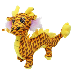 М'які тварини - М'яка іграшка Китайський дракон жовтий 23 см MIC (M16279) (222766)