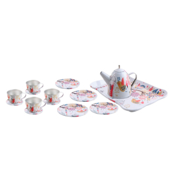 Детские кухни и бытовая техника - Игровой набор Shantou Jinxing Набор посуды в чемодане (555-CH003)