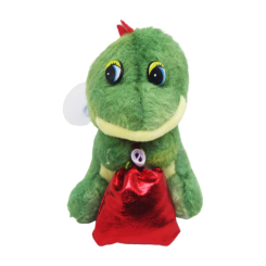 М'які тварини - М'яка іграшка Дракон із мішечком зелений 9 см MIC (M16264) (222785)