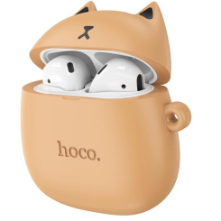 Портативні колонки та навушники - Бездротові навушники для дітей Bluetooth HOCO Cat EW45 в кейсі Orange N (019975)