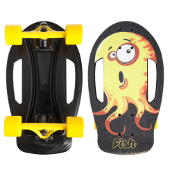 Пенниборд - Скейтборд SP-Sport FISH Nemo SK-420-2 17 Черный-Желтый