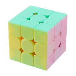 Головоломки - Головоломка IBLOCK Куб IQ Магічний кубик пастель (PL-0610-03)