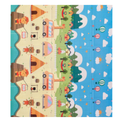 Розвивальні килимки - Дитячий складний килимок Poppet Крутезні канікули та Чудесні звірята 200 х 180 см (2036038)