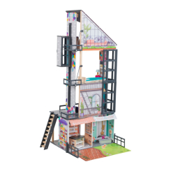 Меблі та будиночки - Ляльковий будиночок KidKraft Бьянка сіті із ефектами (65989)