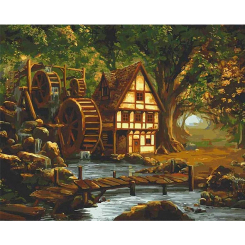 Товари для малювання - Картина за номерами Art Craft Млин у зачарованому лісі 40 х 50 см (10551-AC)