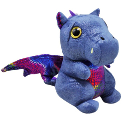 М'які тварини - М'яка іграшка Дракон 23 см синій MIC (MA-23-470) (224064)