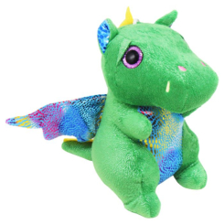 М'які тварини - М'яка іграшка Дракон 23 см зелений MIC (MA-23-470) (224065)