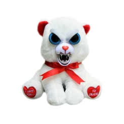 М'які тварини - Інтерактивна іграшка Feisty Pets Ведмедик 20 см Білий (0141_2)