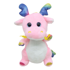 М'які тварини - М'яка іграшка Дракошка рожевий 23 см MIC (M16333) (222781)
