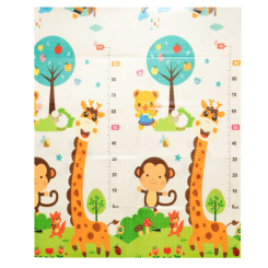 Розвивальні килимки - Дитячий складний килимок Poppet Малятко жираф та Цифри тварини 150 х 180 см (2036035)