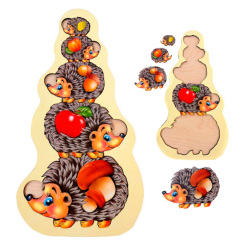 Розвивальні іграшки - Сортер Little Panda Їжачки (4823720032603)