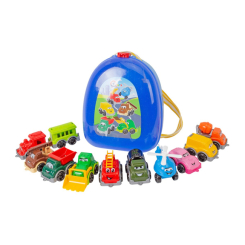 Машинки для малышей - Игровой набор Technok Транспорт мини в чемодане (9253)