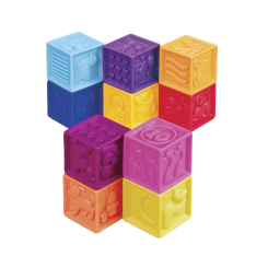 Развивающие игрушки - Развивающие силиконовые кубики Battat Посчитай-ка! (BX1002Z)