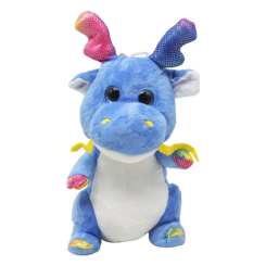М'які тварини - М'яка іграшка Дракошка блакитна 23 см MIC (M16333) (222782)