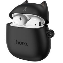 Портативні колонки та навушники - Бездротові навушники для дітей Bluetooth HOCO Cat EW45 у кейсі Black N (020240)