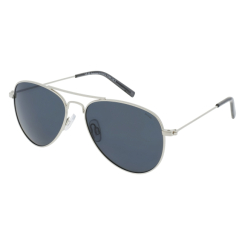 Сонцезахисні окуляри - ​Сонцезахисні окуляри INVU Kids Авіатори сріблясті (1102D_K)