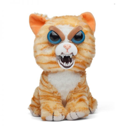 М'які тварини - Інтерактивна іграшка Feisty Pets Кіт 20 см Рудий (0141_1)