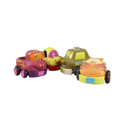 Машинки для малюків - Ігровий набір Battat Кумедний автопарк (BX1995Z)