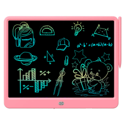Товари для малювання - Планшет графічний Lunatik із LCD екраном рожевий (LN15M-DP)