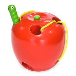 Розвивальні іграшки - Шнурівка Viga Toys Яблуко (56276)