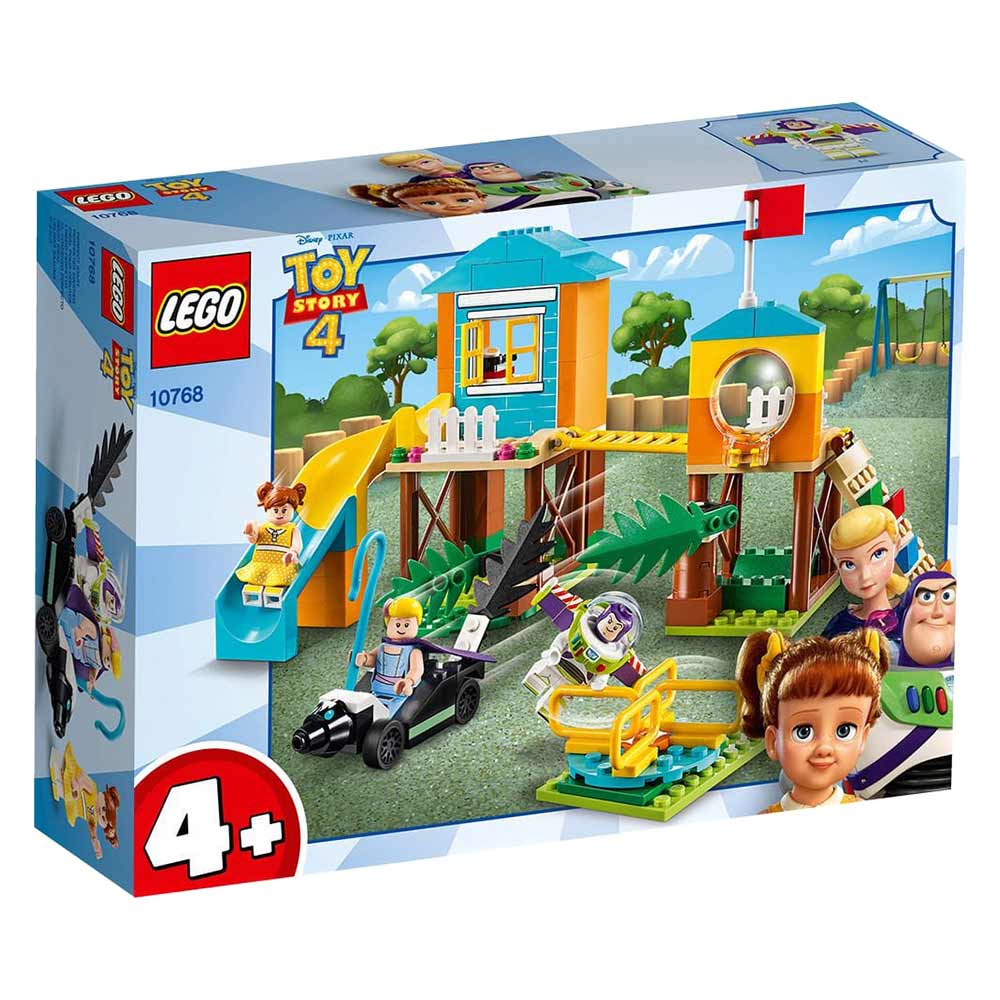 Конструктор LEGO Juniors Toy Story 4 Приключения Базза и Бо Пип на детской площадке (10768)
Конструктор LEGO Juniors Toy Story 4 Приключения Базза и Бо Пип на детской площадке (10768)