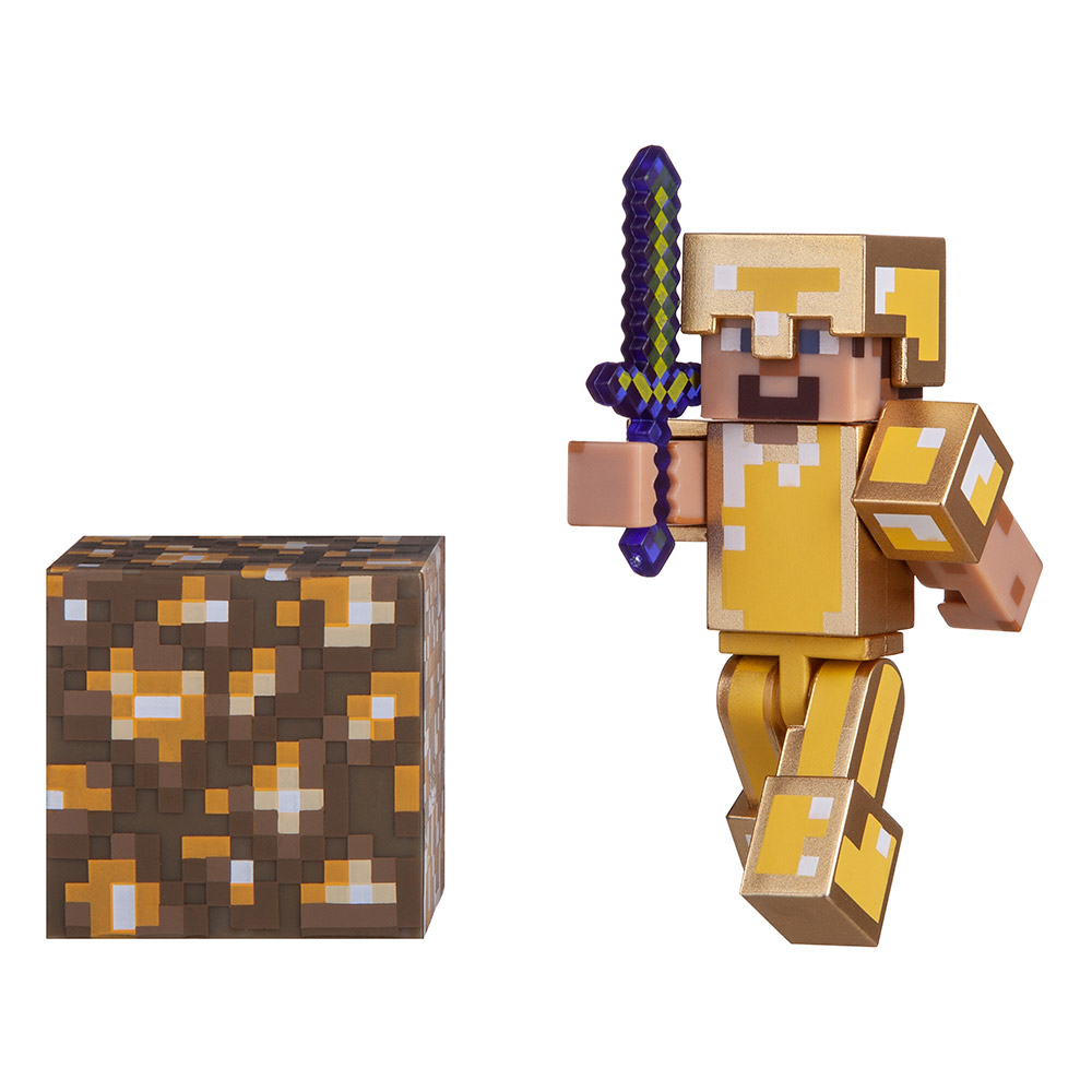 Фигурка Jazwares Minecraft серия 3 Стив в золотых доспехах (16488M) 
Фигурка Jazwares Minecraft серия 3 Стив в золотых доспехах (16488M)