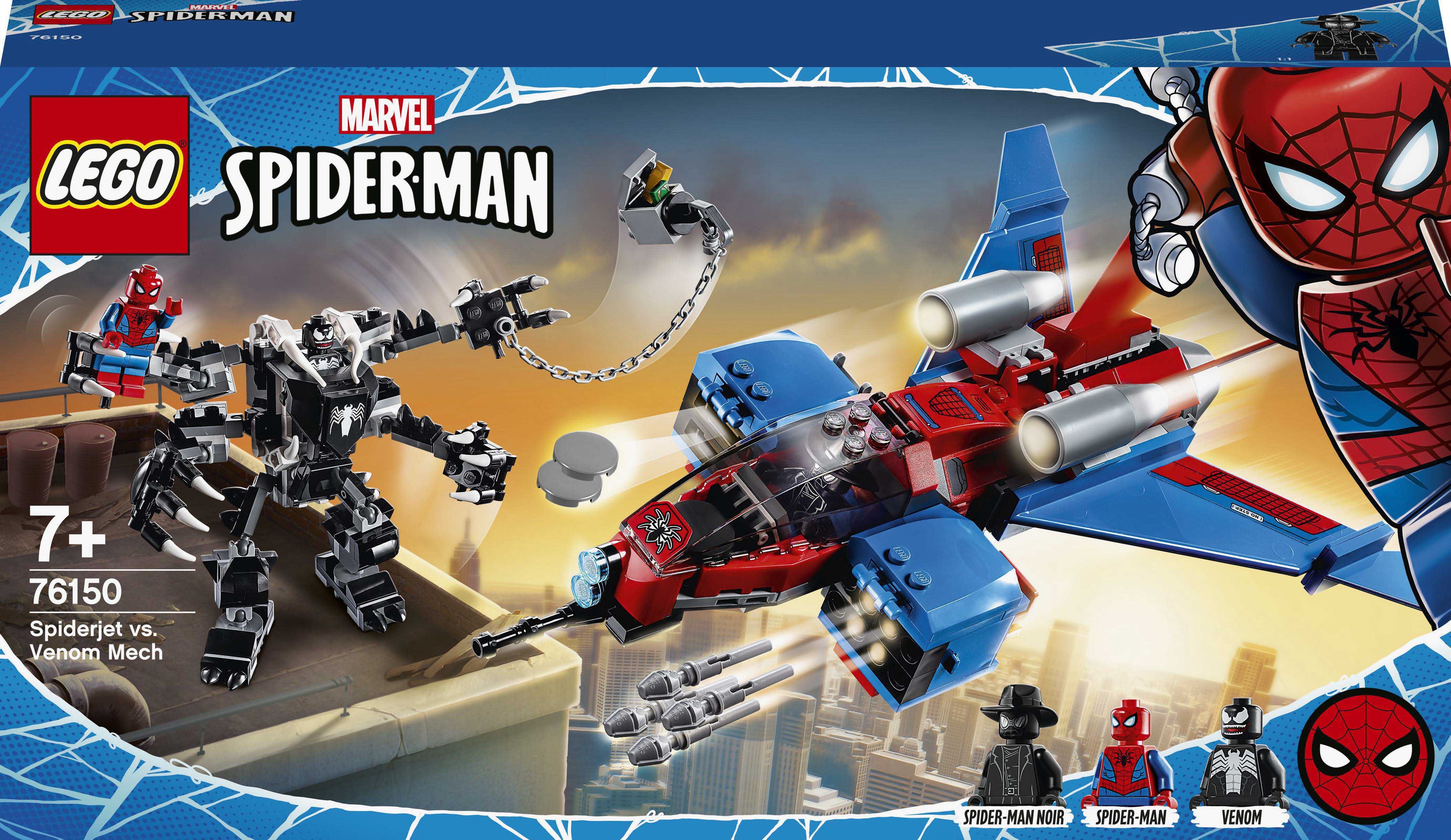Конструктор LEGO Marvel Super Heroes Реактивный самолёт Человека-Паука против Робота Венома (76150)
Конструктор LEGO Marvel Super Heroes Реактивный самолёт Человека-Паука против Робота Венома (76150)