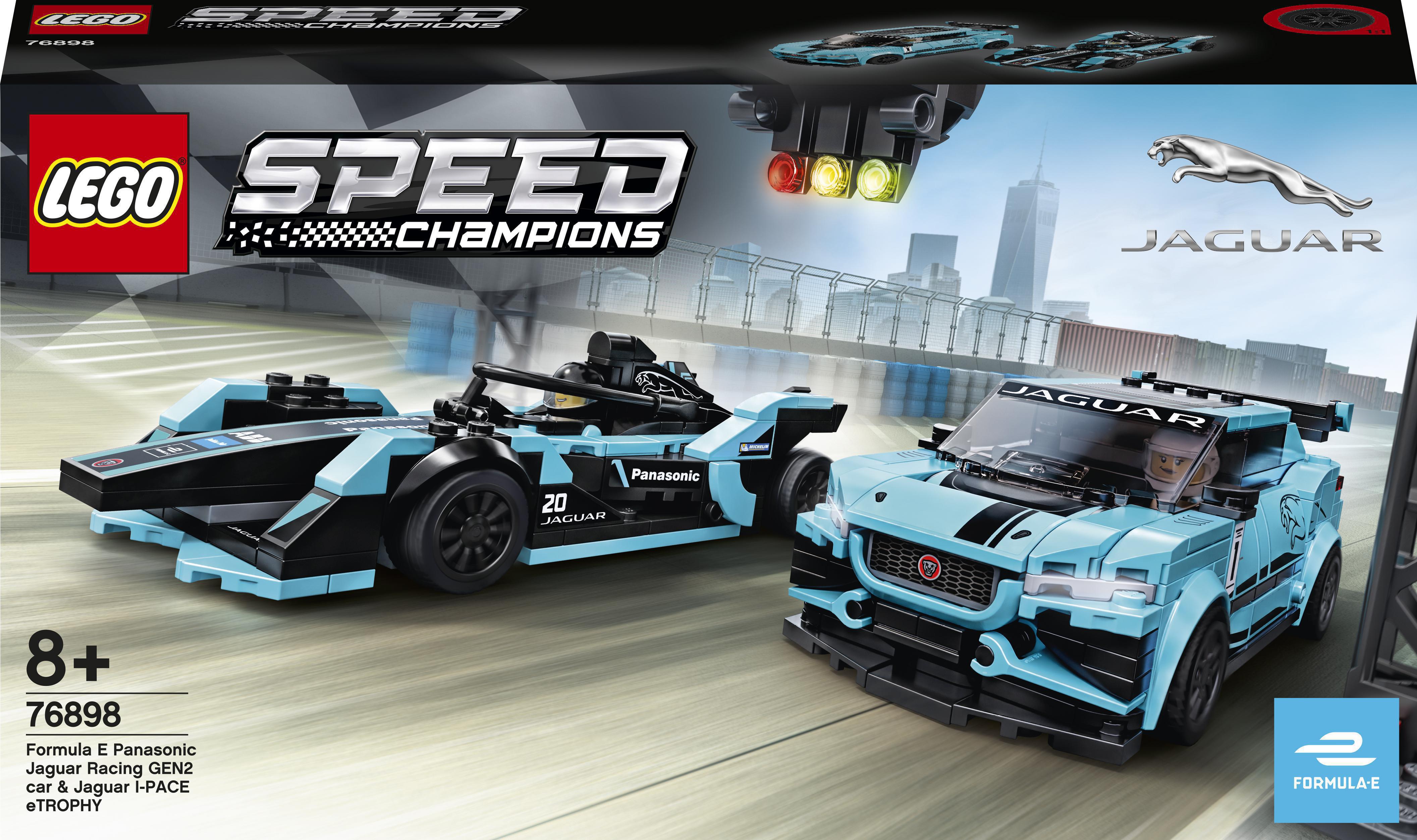 Конструктор LEGO Speed Formula E Panasonic Jaguar Racing GEN2 car & Jaguar I-PACE eTROPHY (76898)
Конструктор LEGO Speed Formula E Panasonic Jaguar Racing GEN2 car & Jaguar I-PACE eTROPHY (76898)
