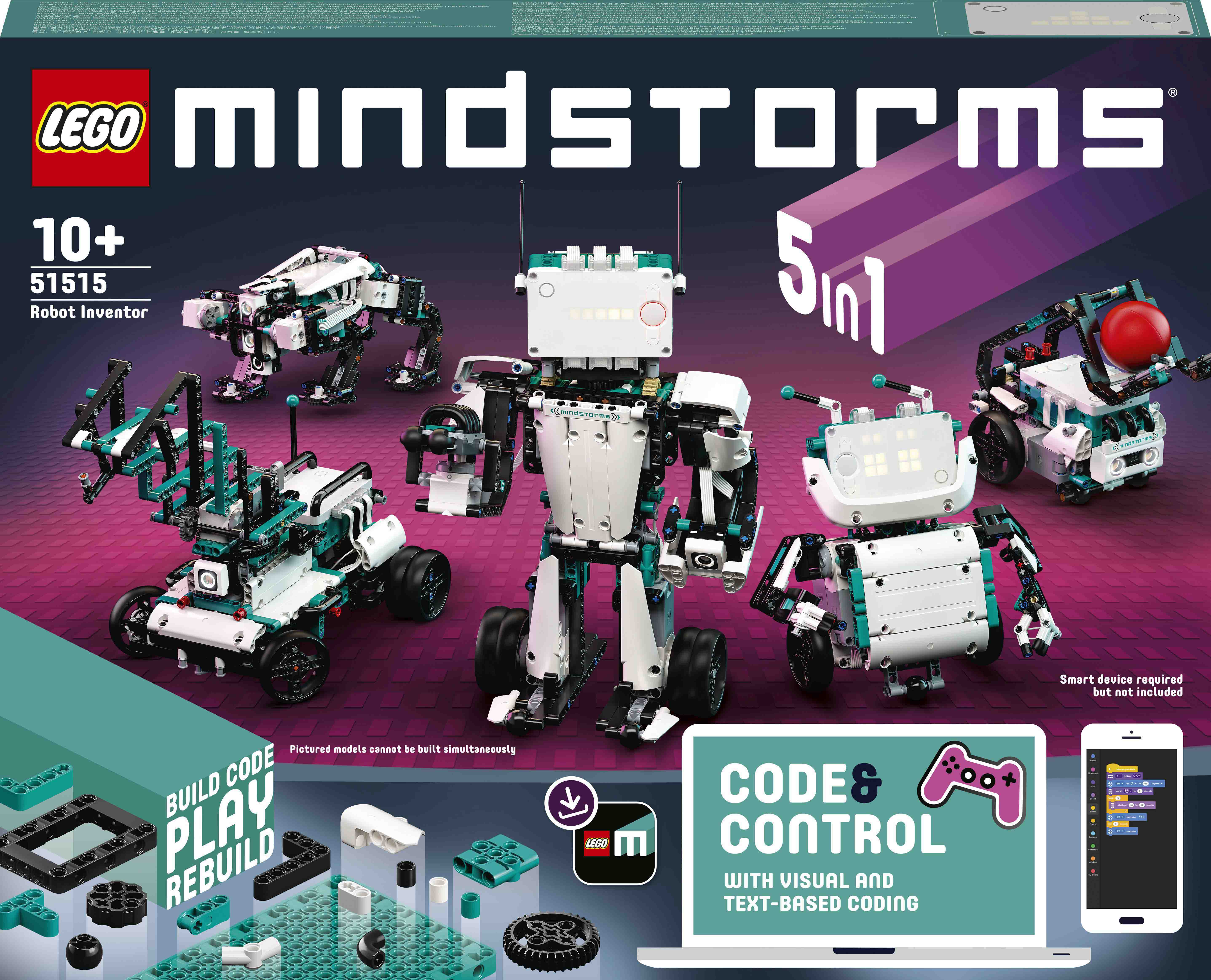 Конструктор LEGO MINDSTORMS Робот-изобретатель (51515)
Конструктор LEGO MINDSTORMS Робот-изобретатель (51515)