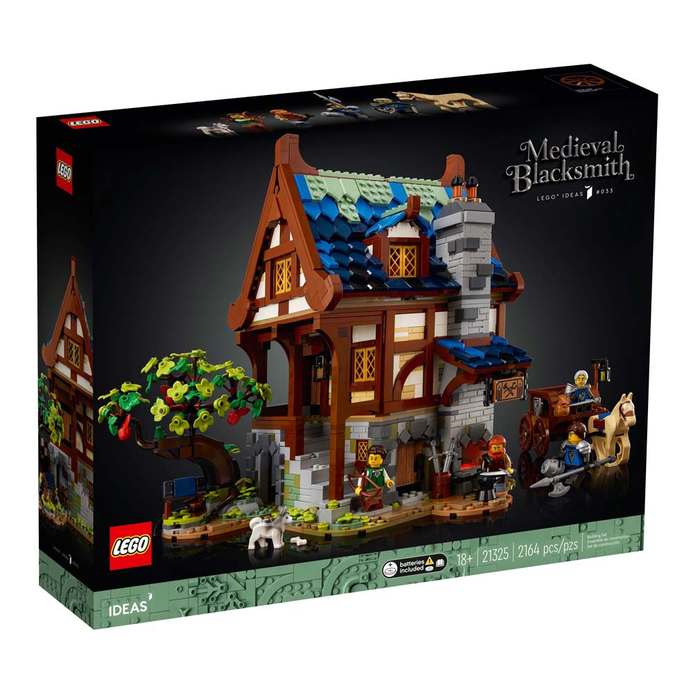 Конструктор LEGO Ideas Середньовічна кузня (21325) 
Конструктор LEGO Ideas Середньовічна кузня (21325)