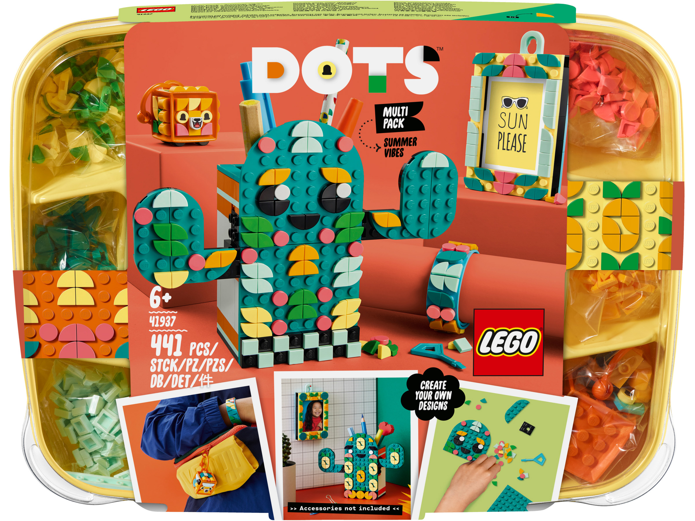 Конструктор LEGO DOTS Большой набор «Летнее настроение» (41937)
Конструктор LEGO DOTS Большой набор «Летнее настроение» (41937)