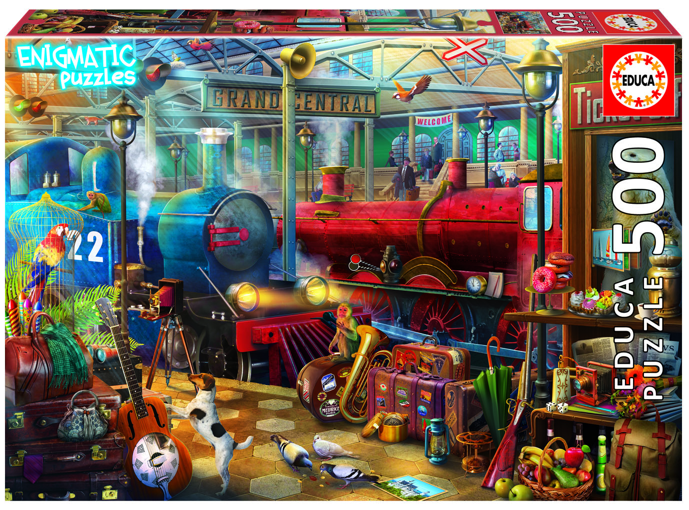 Пазл Educa Станція 500 деталей містик (18481)
Пазл Educa Станція 500 деталей містик (18481)