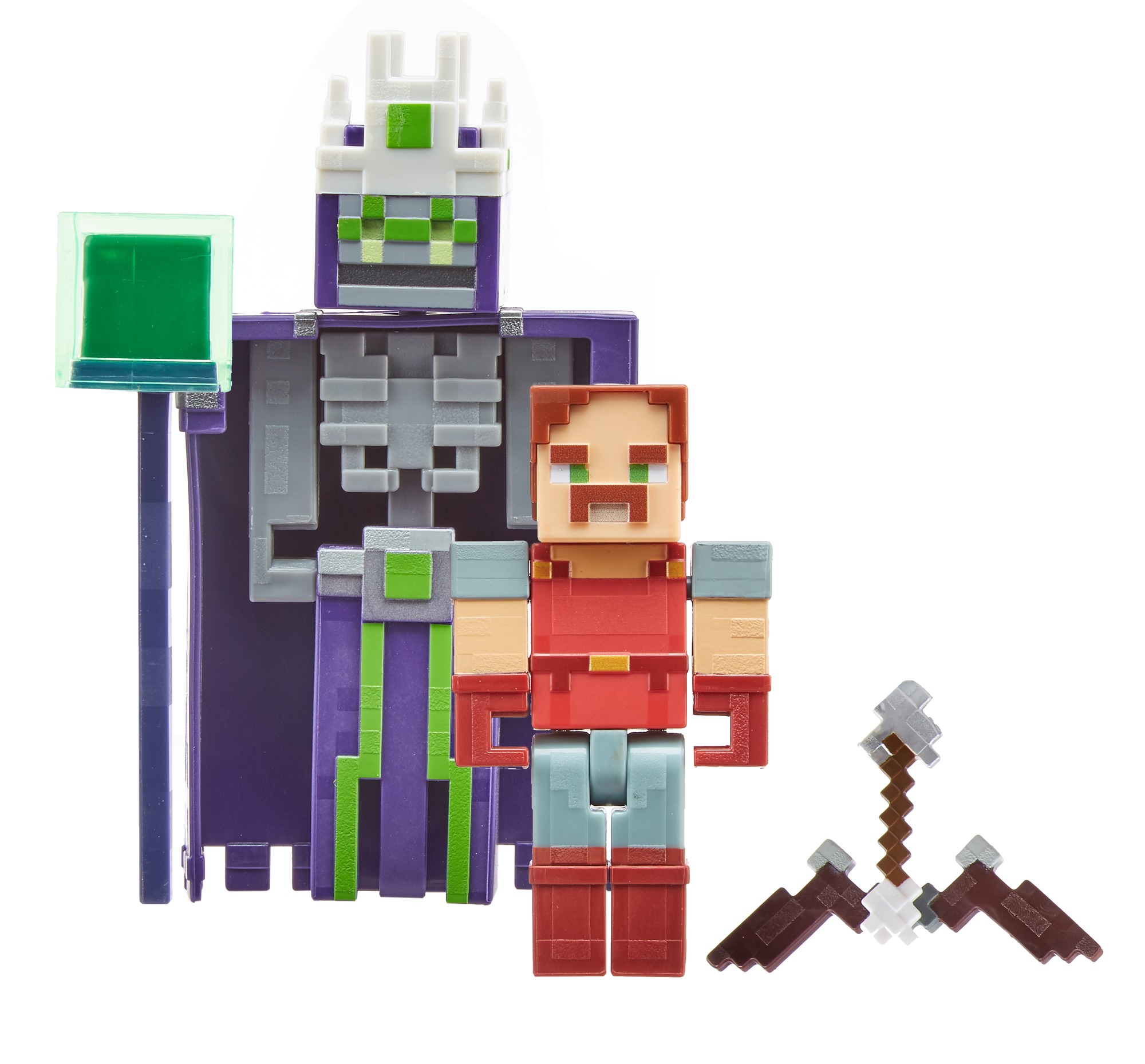 Набор фигурок Minecraft Dungeons Стакс из подземелья против скелета-некроманта (GND37/GVL30)
Набор фигурок Minecraft Dungeons Стакс из подземелья против скелета-некроманта (GND37/GVL30)