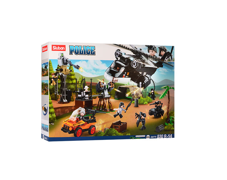 Конструктор Sluban Police Атака на базу 830 деталей (M38-B0775)
Конструктор Sluban Police Атака на базу 830 деталей (M38-B0775)