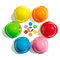 Настільні ігри - Ігровий набір Moluk Білібіо міні 6 кольорів і кубик з чіпами (43015)