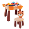 Дитячі меблі - Ігровий стіл та стілець IBLOCK Time 2 school коричневий (PL-921-286)