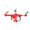 Радіокеровані моделі - Квадрокоптер з барометром та камерою WL Toys Wi-Fi Red (2711426516188) (WL-Q222K-R)