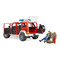 Транспорт і спецтехніка - Машинка іграшкова Пожежний джип Ренглер Рубікон з фігуркою пожежного Bruder (02528)#4