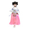 Ляльки - Лялька Kurhn Брюнетка у білій блузі та рожевій спідниці (6938142030842/3084-1)#2