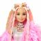 Ляльки - Лялька Barbie Extra у рожевому пухнастому жакеті (GRN28)#3
