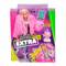 Ляльки - Лялька Barbie Extra у рожевому пухнастому жакеті (GRN28)#4
