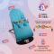 Крісла-качалки - Дитячий шезлонг-гойдалка SBT group BABY Balance Soft A1 з дугою з іграшками синій колосок/бавовна (BBT-11-00)#5