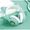 Портативні колонки та навушники - Навушники Bluetooth MDR CAT ear CAT ear VZV-23M 7805 з підсвічуванням Mint (019629)#2