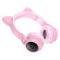 Портативні колонки та навушники - Навушники бездротові HOCO Cheerful Cat ear W27 Pink (011852)#2