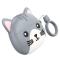 Портативные колонки и наушники - Беспроводные детские наушники в кейсе HOCO Cat EW46 Bluetooth Grey/White (019983)#4