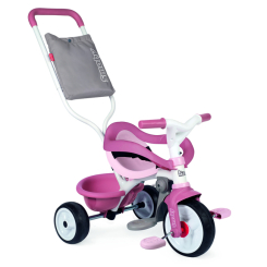 Велосипеди - Велосипед Smoby Бі Муві Комфорт 3 в 1 рожевий (740415)