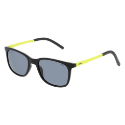 Солнцезащитные очки - Солнцезащитные очки INVU черные с желтыми вставками (22406C_IK)