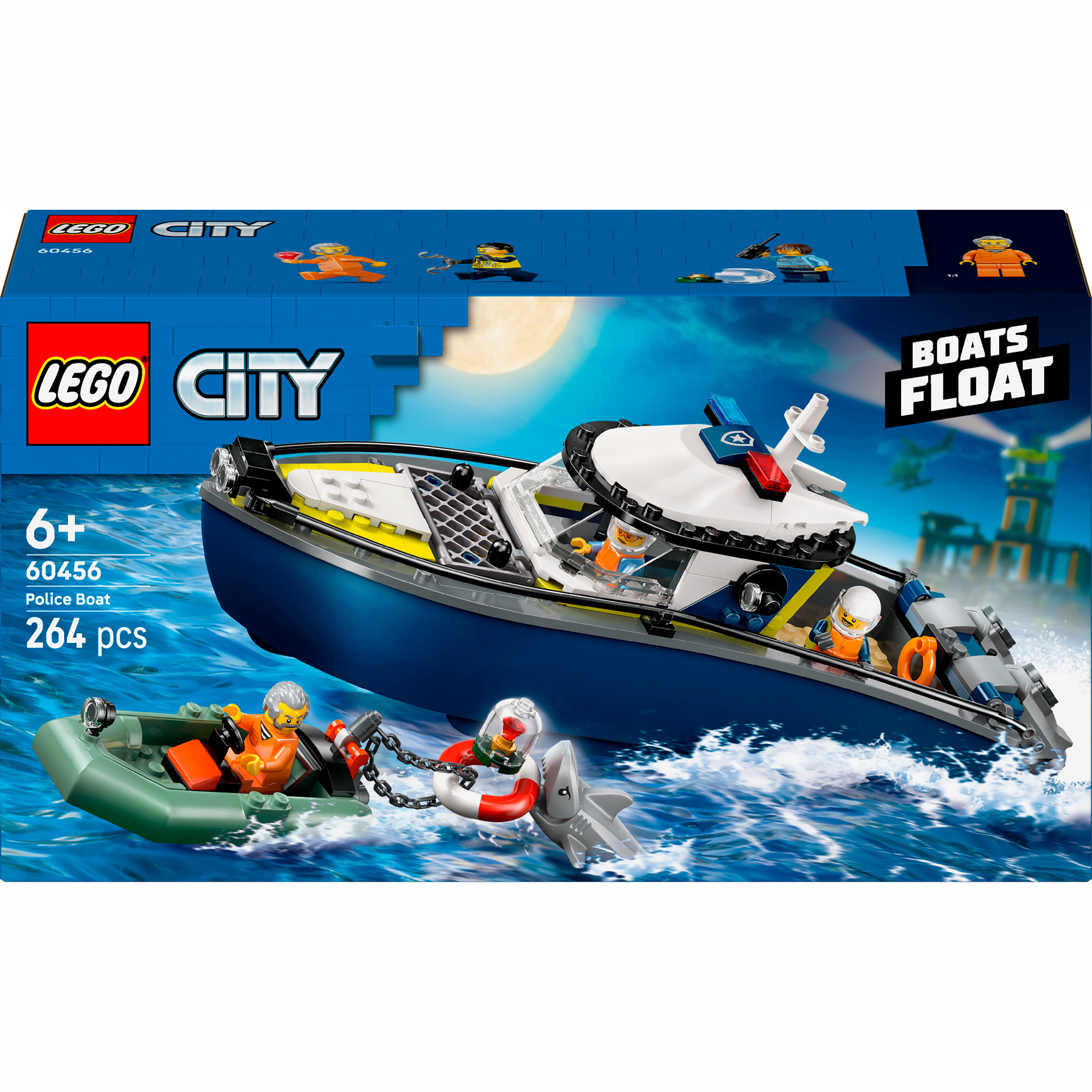 Конструктор LEGO City Переслідування на поліцейському катері (60456) купити в Києві, Україні за вигідною ціною | 【Будинок іграшок】