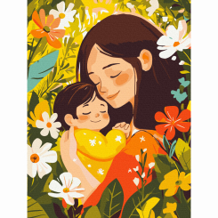 Товары для рисования - Картина по номерам Brushme Объятия мамы 30х40 см (KBS0185) Товары для рисования - Картина по номерам Brushme Объятия мамы 30х40 см (KBS0185)